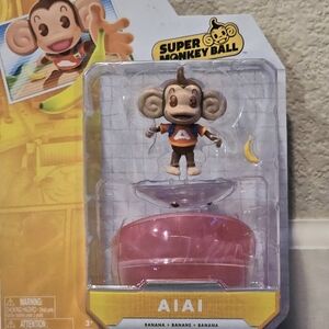 Super Monkey Ball AiAi Action Figure - Brown and Blue